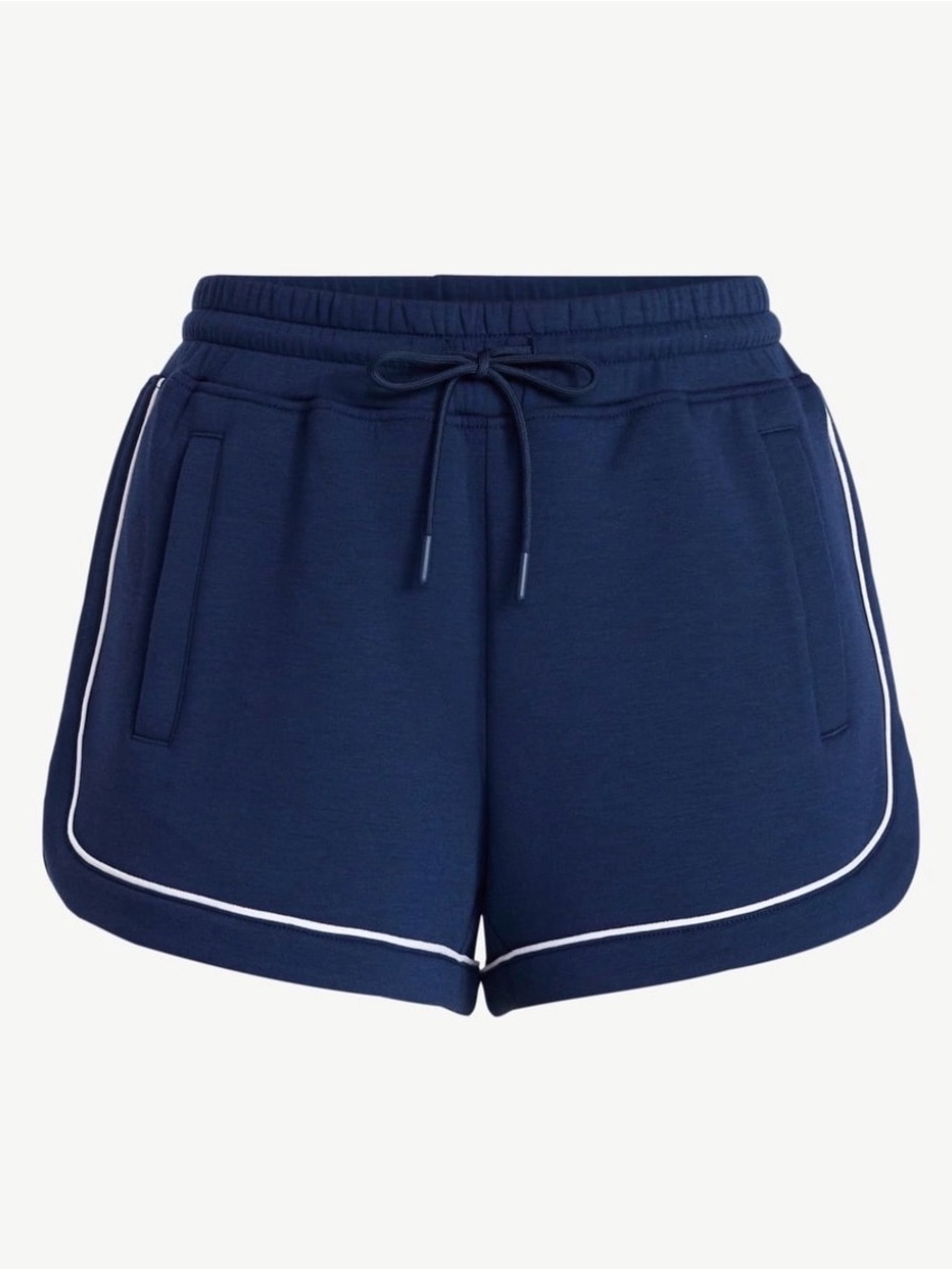 Avia Navy Athletic Shorts with White Piping Size Large NEW!